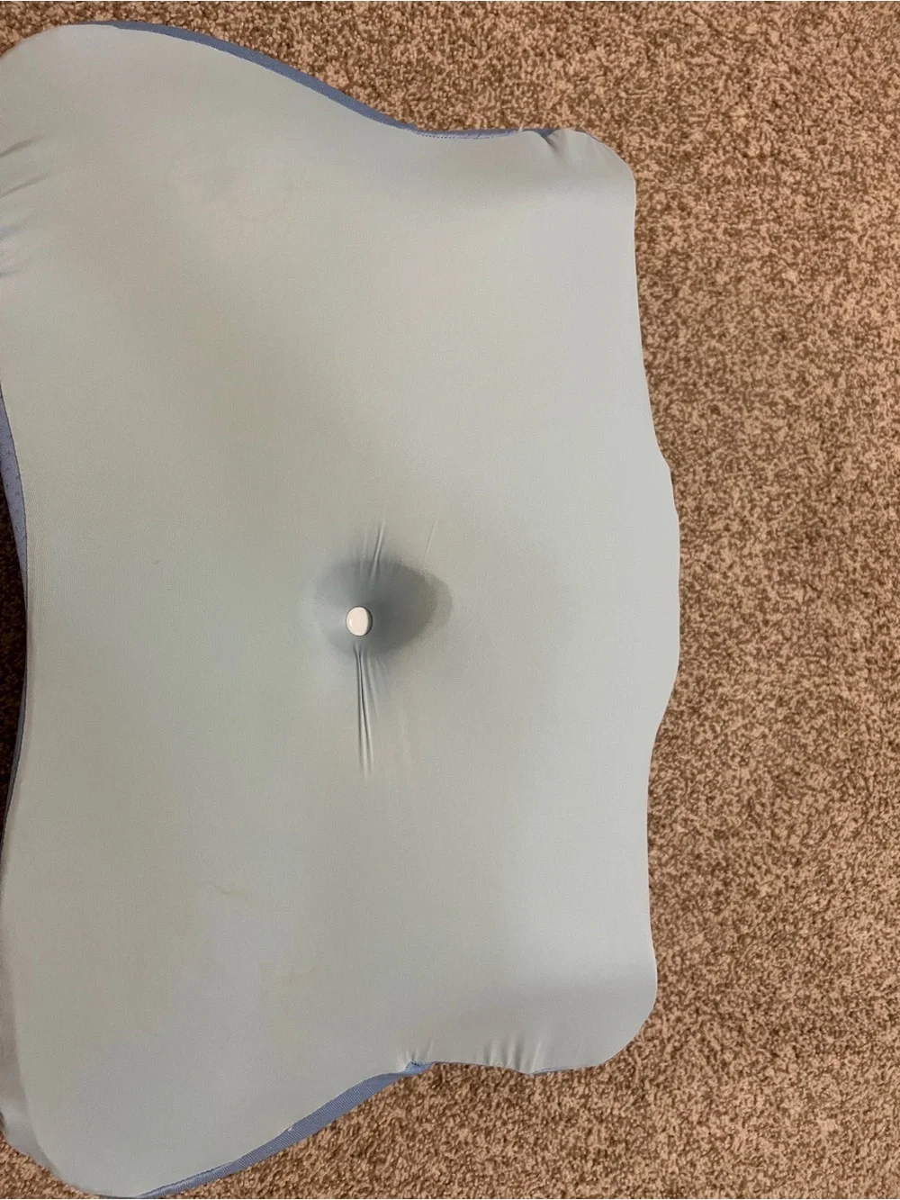 Jderila Light Blue Contour Pillow